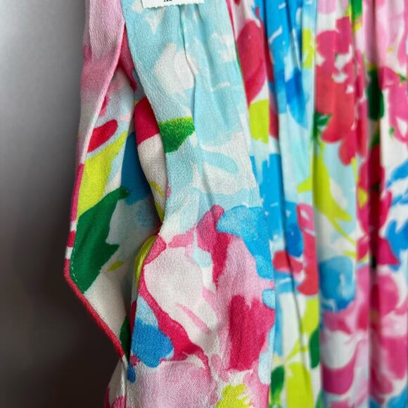 NWT Old Navy Bright Floral Print Spaghetti Strap Dress Size XS - Picture 4 of 7